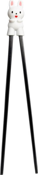 Emro Aziatica Plastikowe pałeczki z pomocnikiem 22,5cm - Króliczek