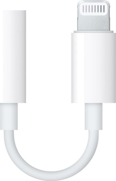 Adapter USB Co2 Lightning - Jack 3,5mm Lightning - Jack 3.5mm Biały