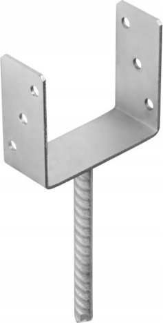Domax Podstawa słupa kotwa 141x120x60mm do wmurowania ocynk