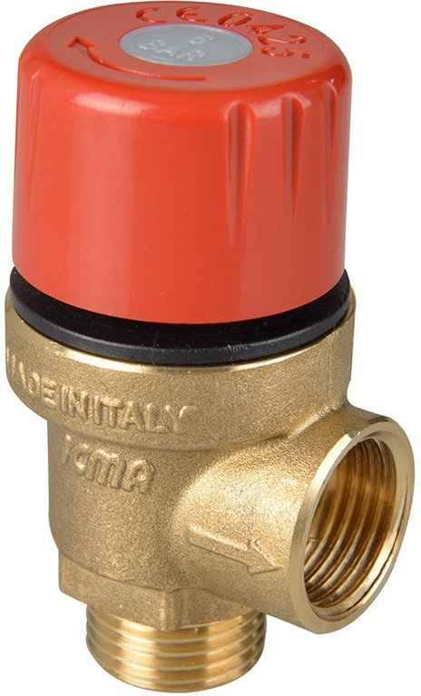 SAFETY VALVE ICMA 1/2 2.5 BAR. M/F