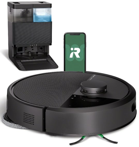 Robot sprzątający mopujący iRobot Roomba Plus 405 Combo + Baza oczyszczająca Czarny Nowy