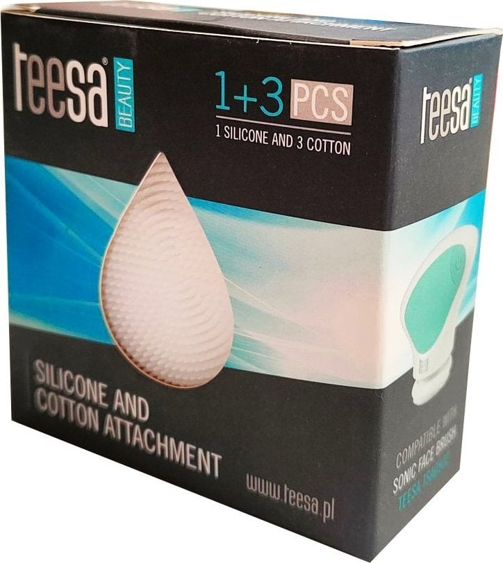 Teesa Sylikonowa i bawełniana nasadka do szczoteczki TSA0503