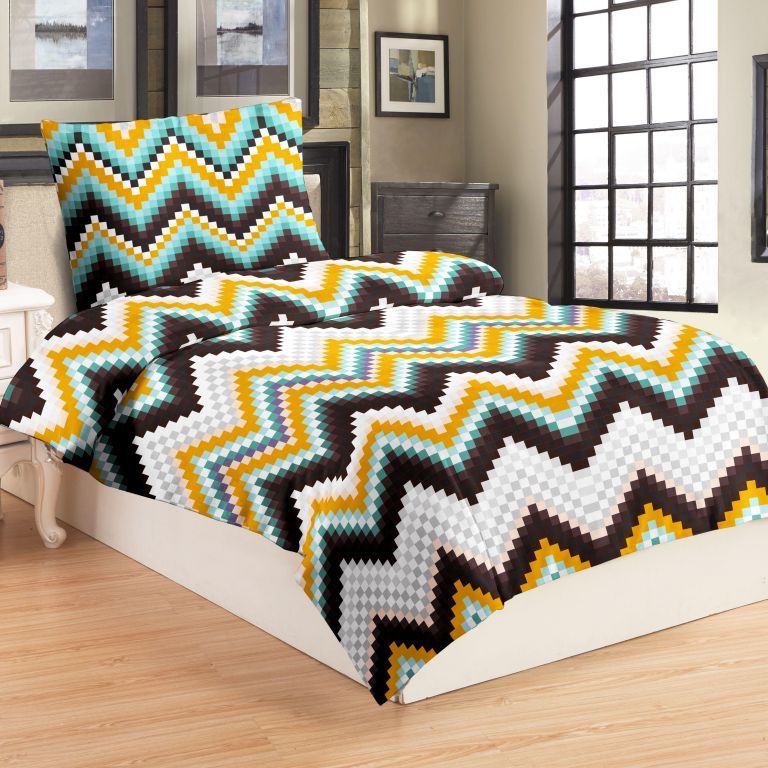 JAHU Pościel MICRO - Zygzak