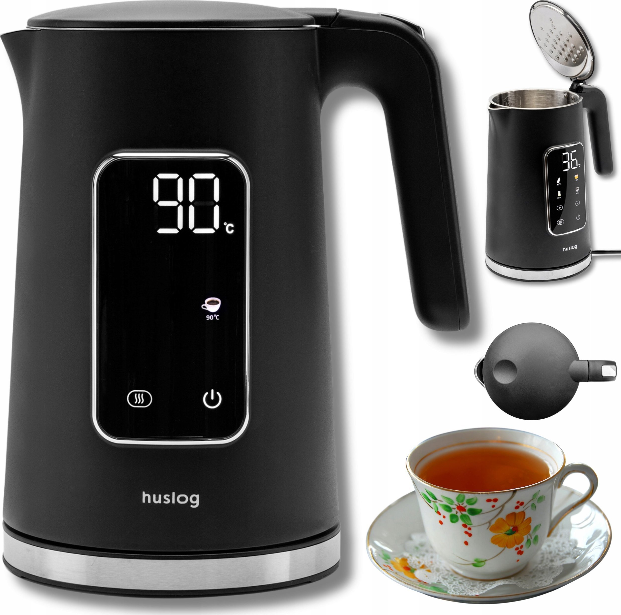 Huslog Czajnik z panelem dotykowym 1,7