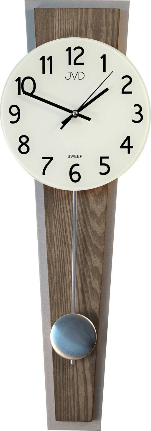 JVD Zegar ścienny JVD NS17020.78 drewniany z wahadłem