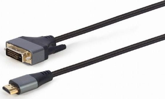 Kabel Gembird HDMI - DVI-D 1.8m czarny (CC-HDMI-DVI-4K-6)
