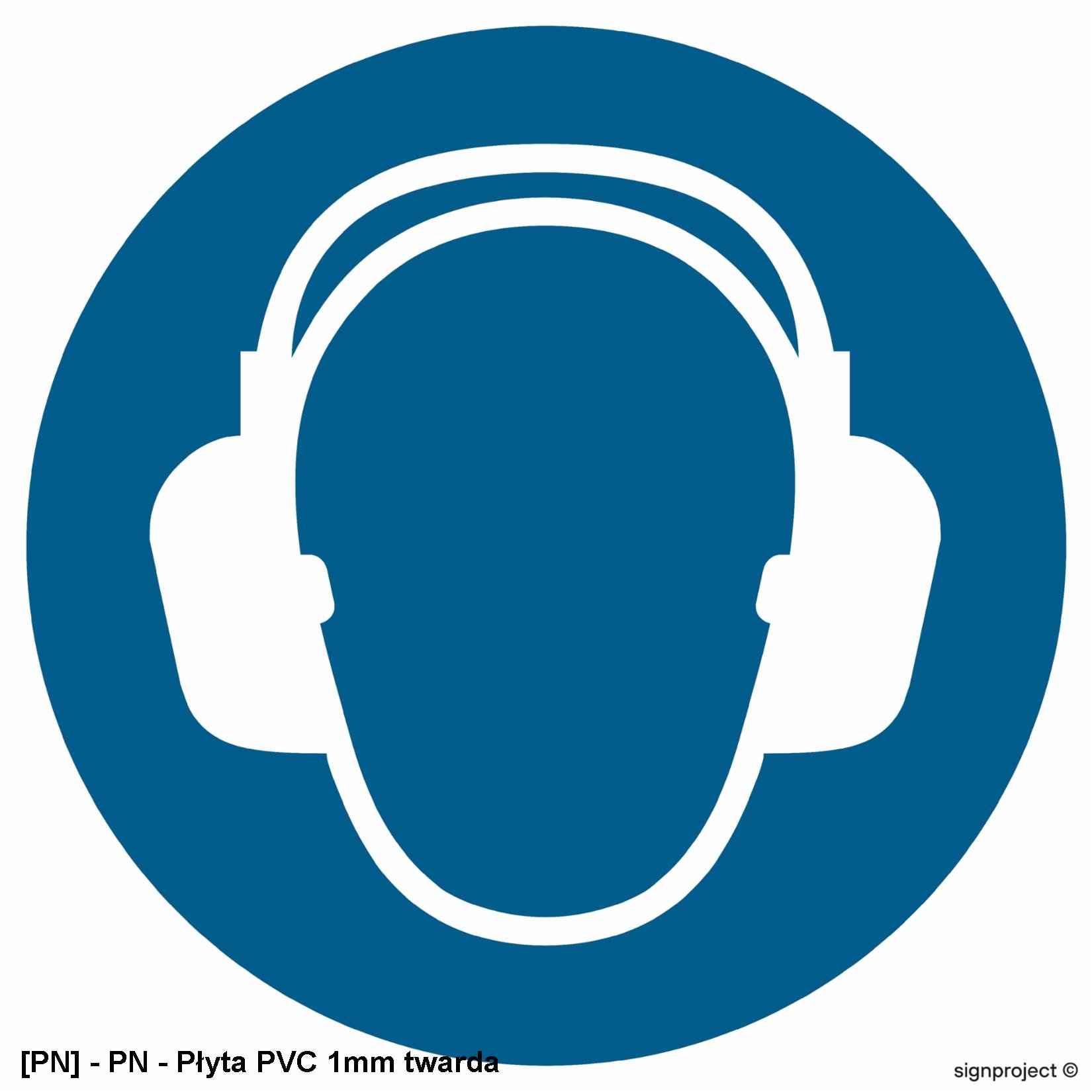 GJ003 - Nakaz stosowania ochrony słuchu 200x200