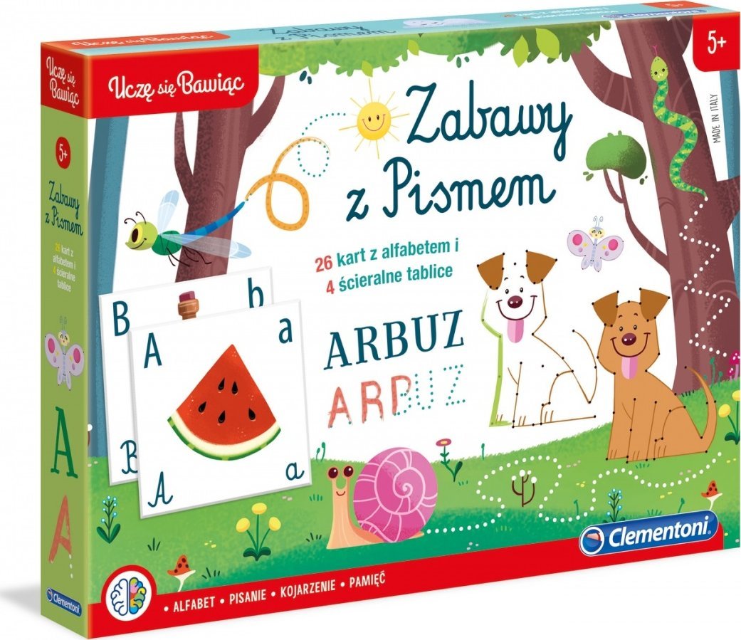 Clementoni Uczę się bawiąc - Zabawy z pismem