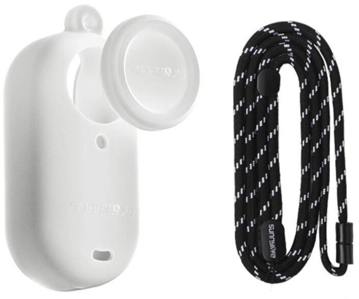 ETUI GUMOWE OSŁONA OCHRONNA ZE SMYCZĄ SUNNYLIFE DO INSTA360 GO 3S (BIAŁE)