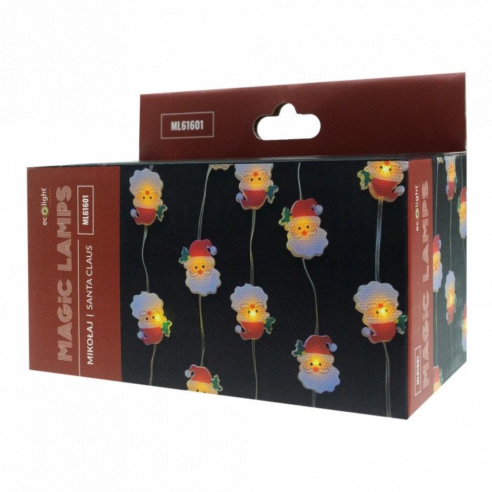 Magiczne lampki 50 led 3000K Mikołaj 5m DC5V