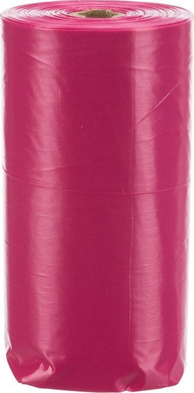 Trixie Worki na odchody, dla psa, różowe, o zapachu róży, 4 rolki po 20 szt.