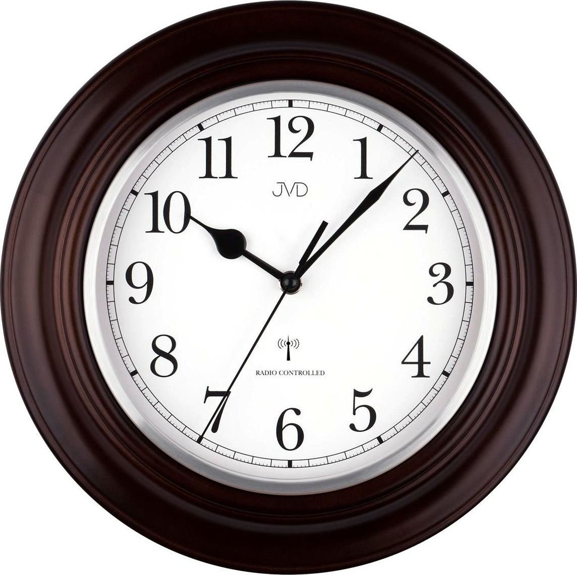 JVD Zegar ścienny JVD NR27043.23 Drewniany DCF77 uniwersalny