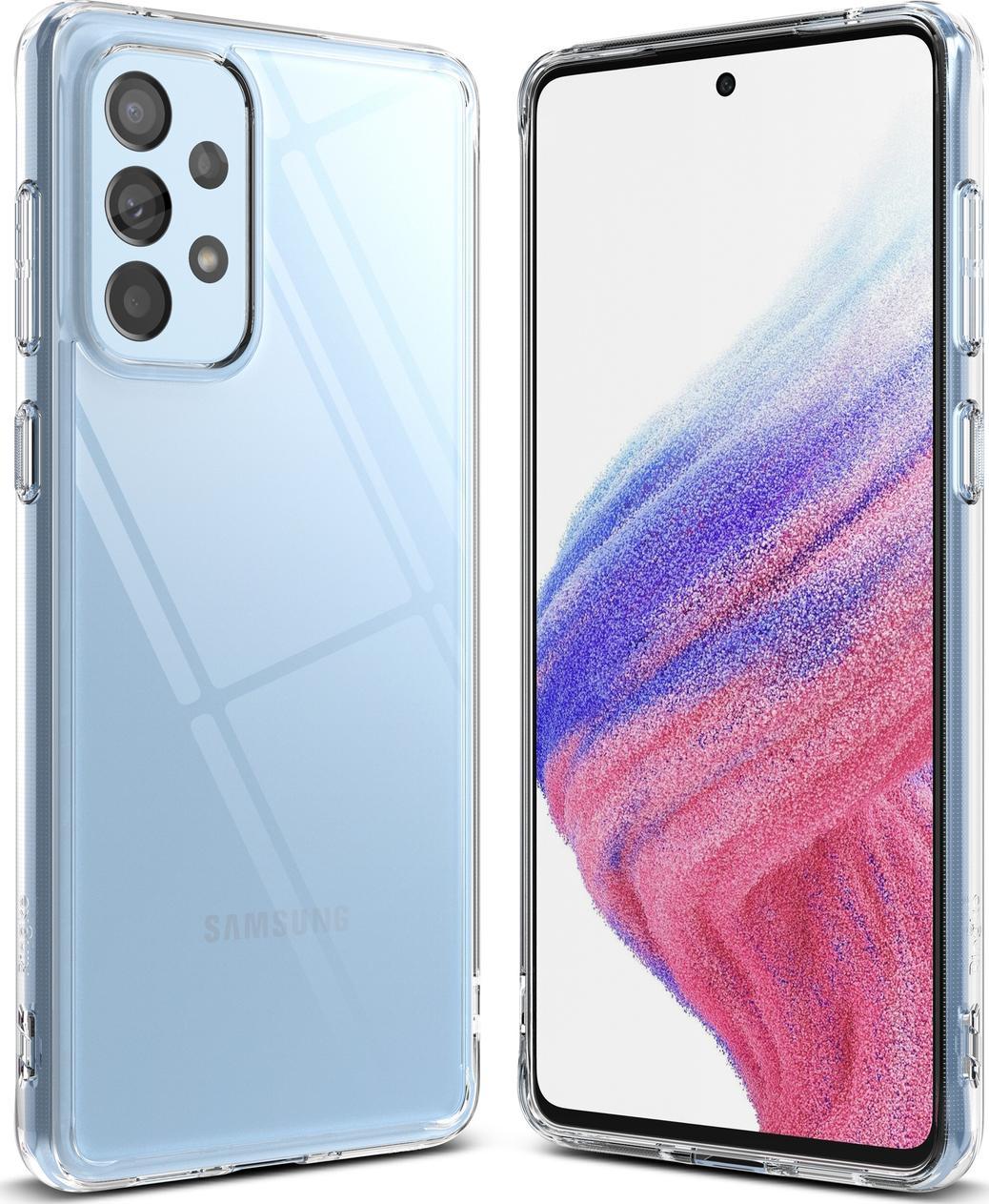 Ringke Ringke Fusion etui pokrowiec z żelową ramką Samsung Galaxy A73 przezroczysty