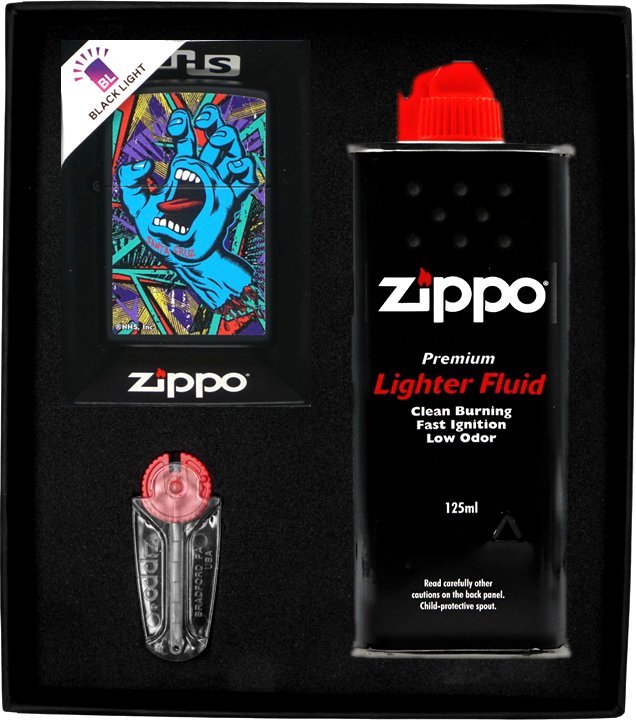 Zestaw ZIPPO Zapalniczka SANTA CRUZ DESIGN 2 Prezentowy No1