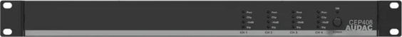 System przekazu sygnału AV Audac AUDAC CEP408 Energooszczędny wzmacniacz czterokanałowy, 4 x 80 W, 4 Ohm