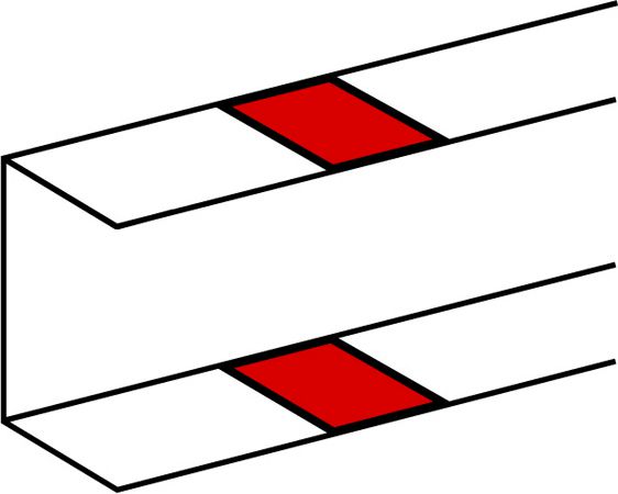 Legrand Osłona połączenia podstawy kanału zatrzaskowa DLP 80mm biała (010691)