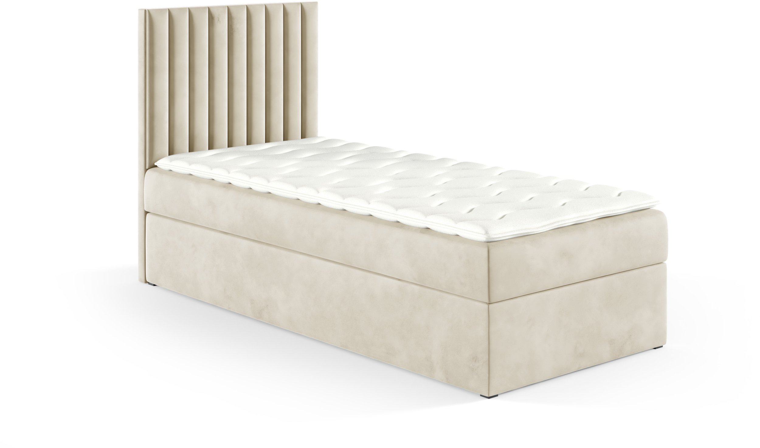 Łóżko kontynentalne Lilly Box 90x200 bez nóg riviera 21