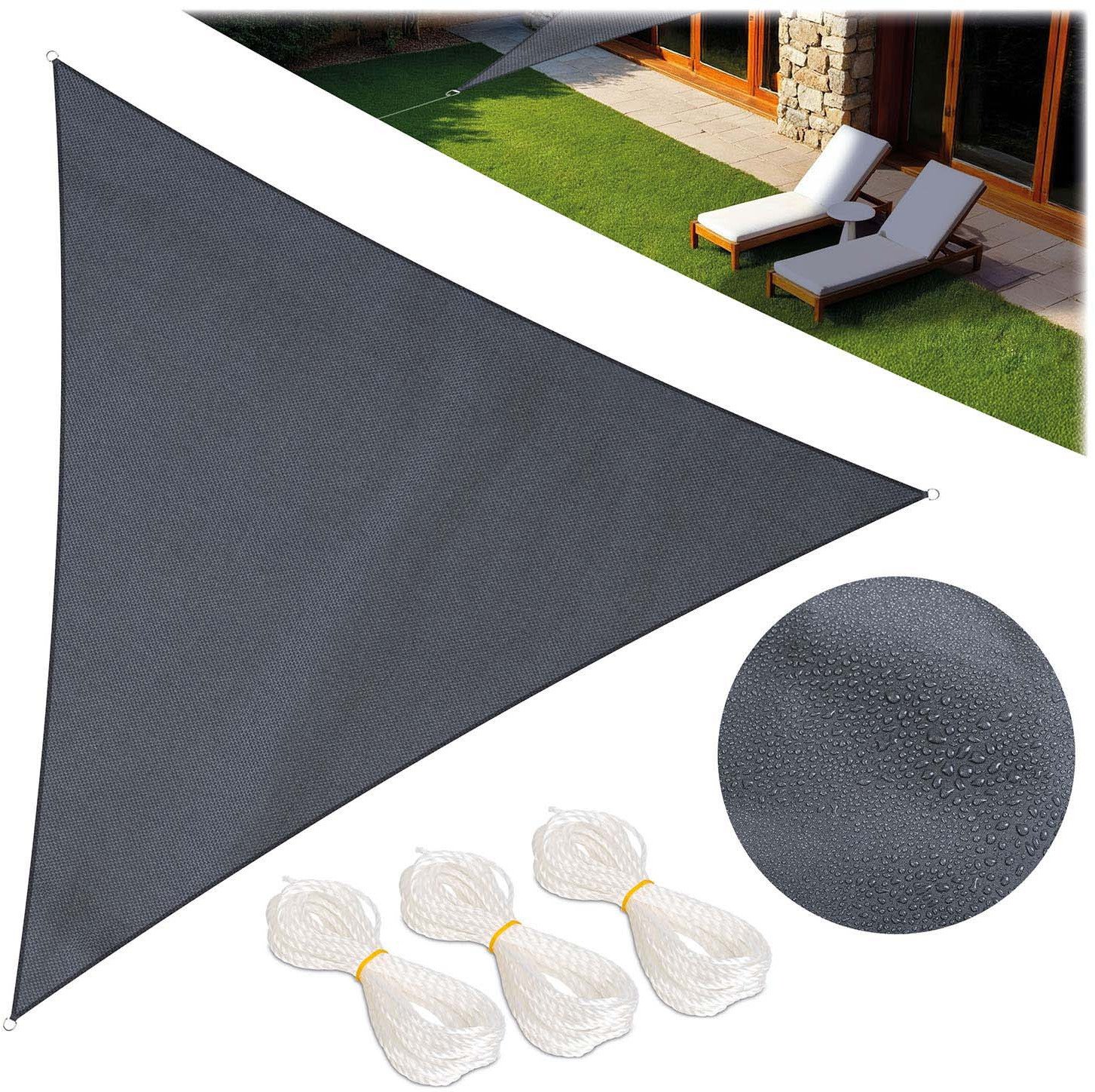 Żagiel przeciwsłoneczny trójkątny 7m2 Plonos PL-886 szary