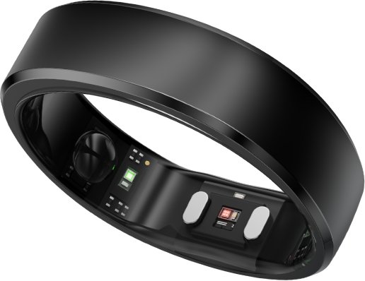 Smart Ring Fixed RingConn Gen 2, black, size 8