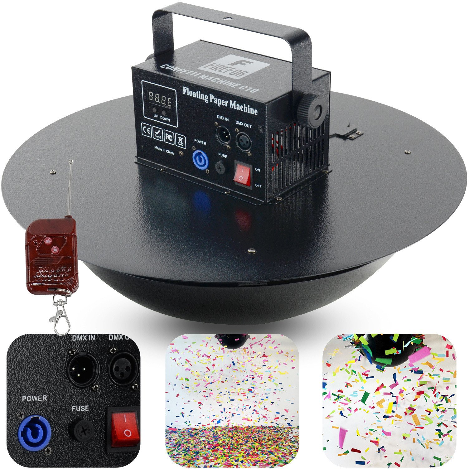 Wyrzutnia konfetti 200W Firefog one size