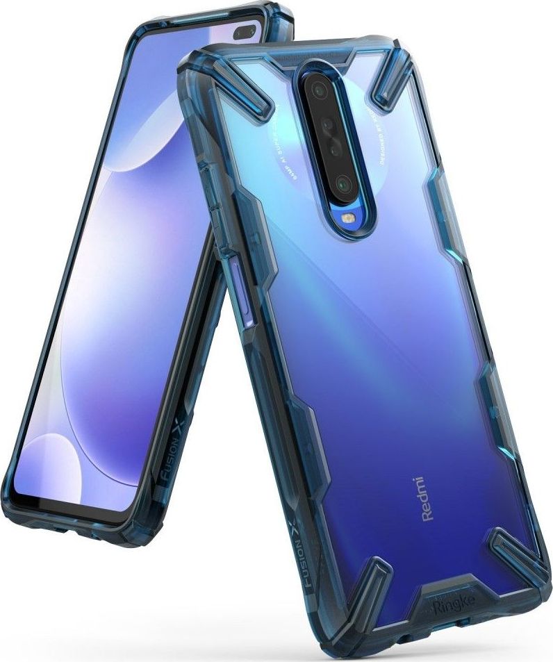 Ringke Etui Ringke Fusion X do Xiaomi Mi 10T/10T Pro/ K30/ K30 Pro Space Blue uniwersalny