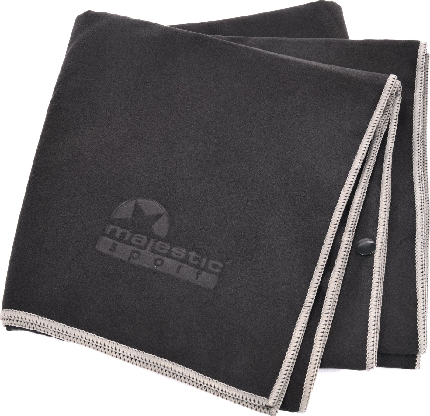 Ręcznik szybkoschnący Majestic Sport Taval 80x160 cm czarny