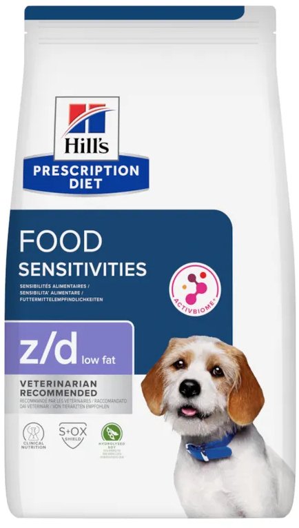HILL'S PD Prescription Diet Canine z/d Food Sensitivities Low Fat 3kg