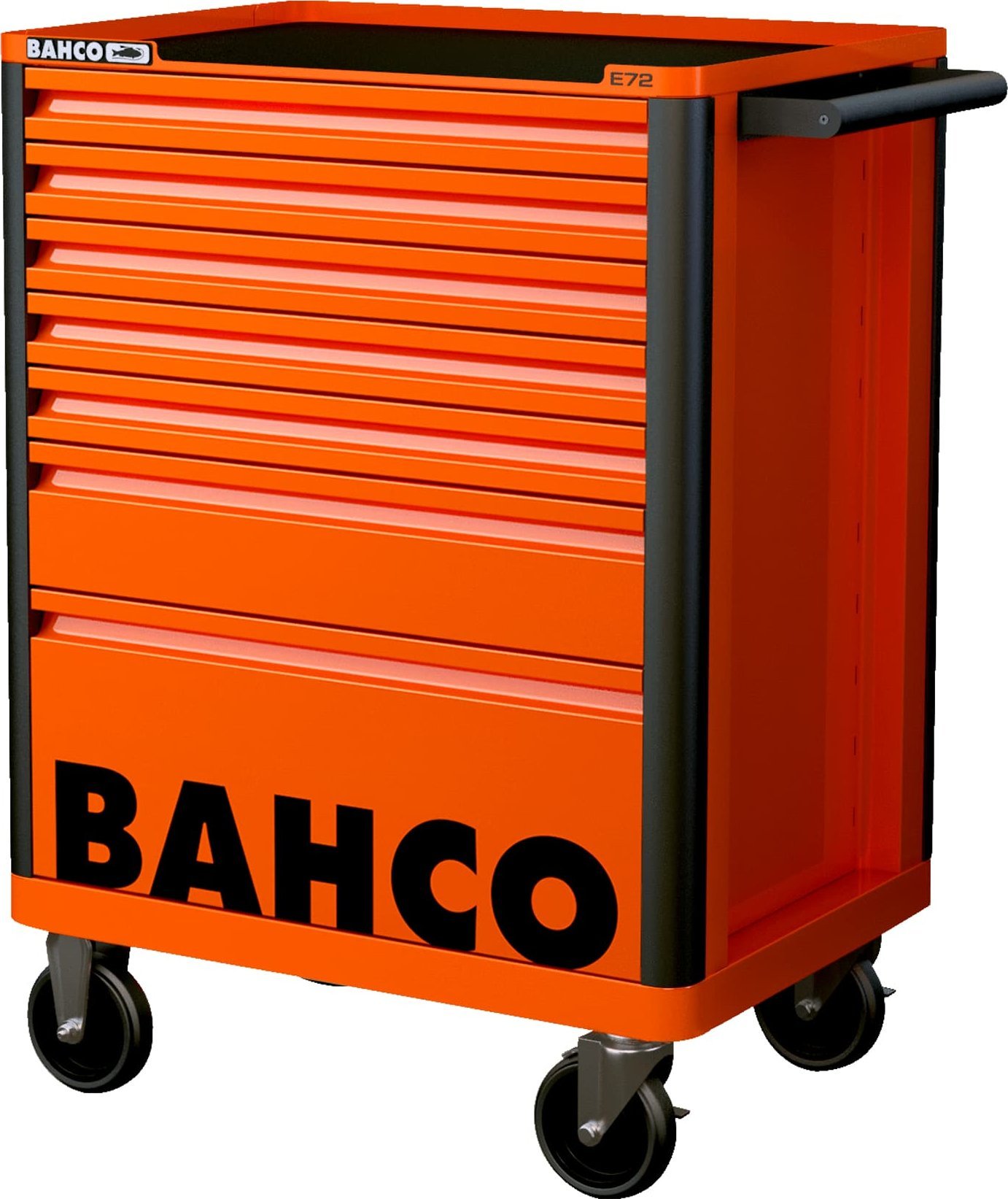 Wózek narzędziowy Bahco Wózek narzędziowy 7 szuflad pomarańczowy RAL2009 BAHCO