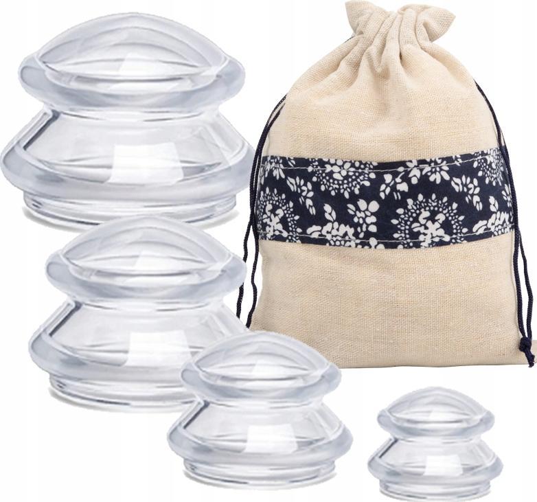 Logit CHIŃSKIE BAŃKI 4 SZTUKI TRANSPARENTNE BUB-05