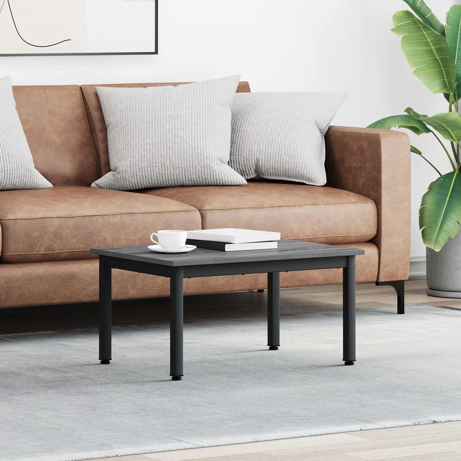 vidaXL Stolik kawowy Szary Sonoma 70 x 50 x 36 cm