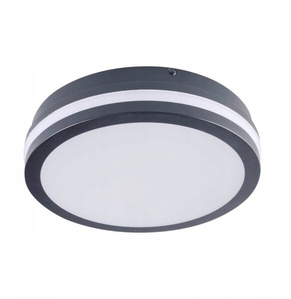 Plafoniera LED BENO 12-18W CCT-O G 1070-1740lm 3000-4000K ciepła/neutralna IP65 okrągła Ø22 IIkl. 5 lat gwar. grafitowy 38789
