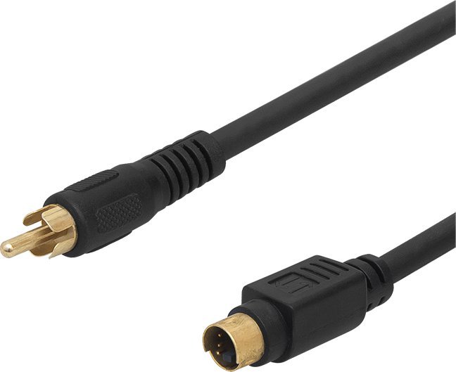 Adapter AV Blow 8691# Przyłącze wtyk svhs-1rca 5m