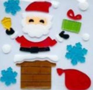 Dekoracja świąteczna MCD naklejka