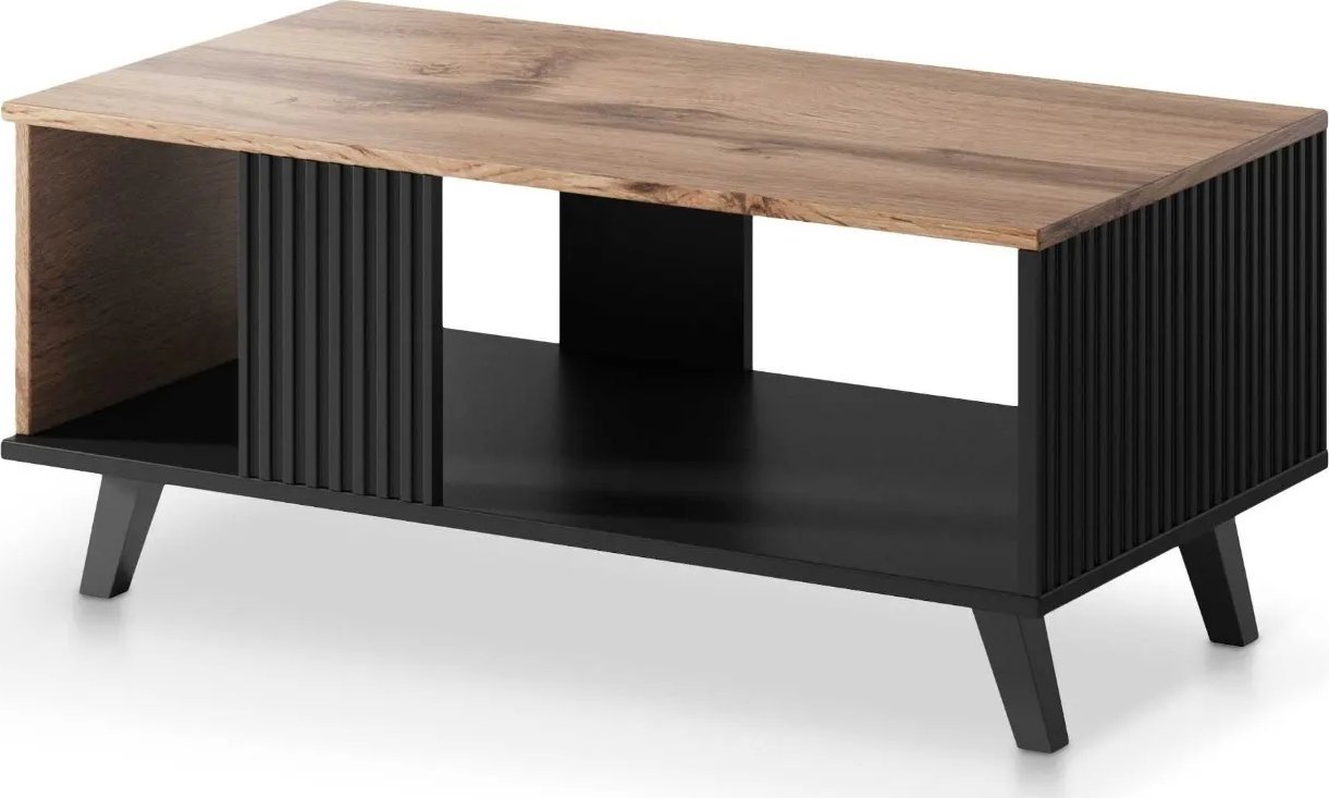 Halmar Stolik kawowy RANDOM LAW-1 dąb/czarny HALMAR
