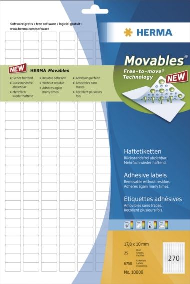 Herma Etykiety samoprzylepne 6750 sztuk (10000)