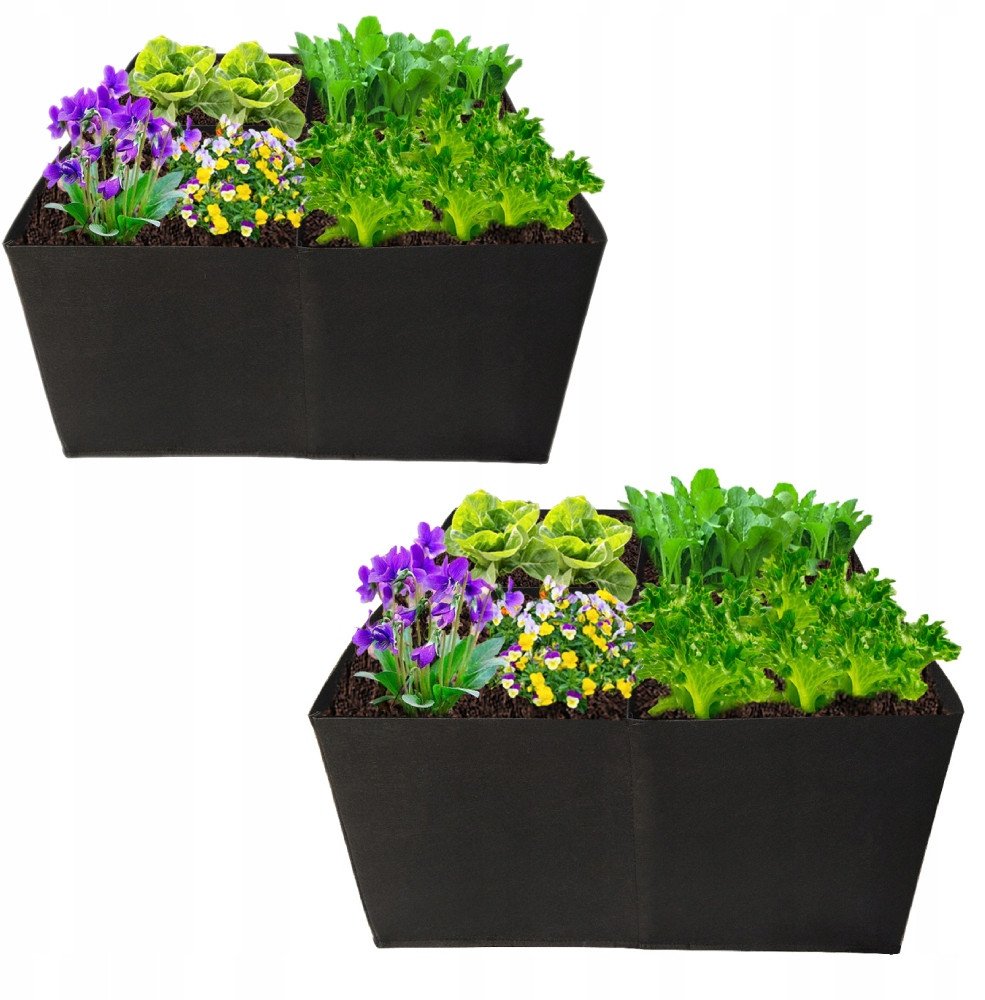 Warzywniak INSPEKT Ogrodowy ZIELNIK DONICZKA SKRZYNKA Materiał 60x60x30 2x