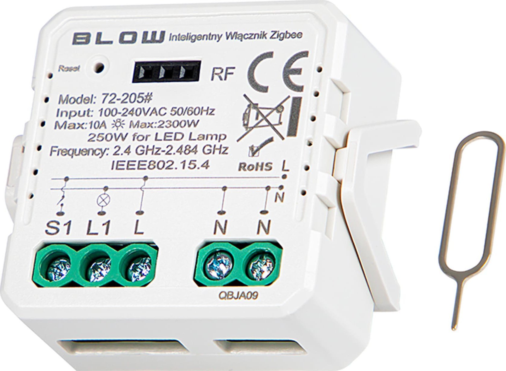Blow 72-205# Inteligentny włącznik dopuszkowy sterowany zigbee tuya