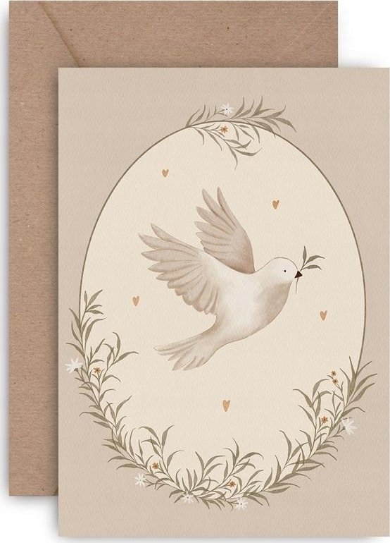 Teka Karnet na chrzest i komunię goł±bek