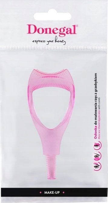 Osłonka do malowania rzęs z grzebykiem 3 w 1