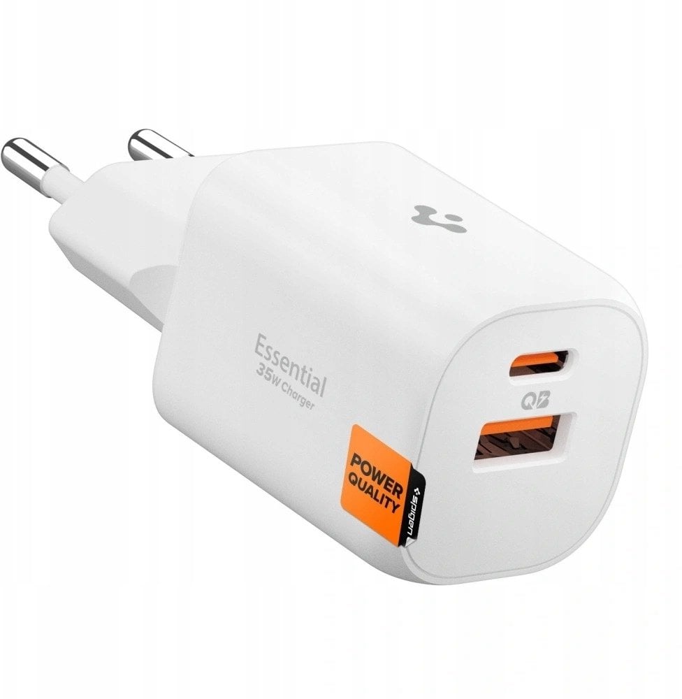 Ładowarka Spigen ESSENTIAL EE352EU 2-PORT NETWORK CHARGER 35W WHITE