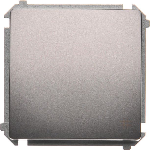 Kontakt-Simon Łącznik krzyżowy Simon Basic pojedynczy 10AX 250V inox (BMW7.01/21)