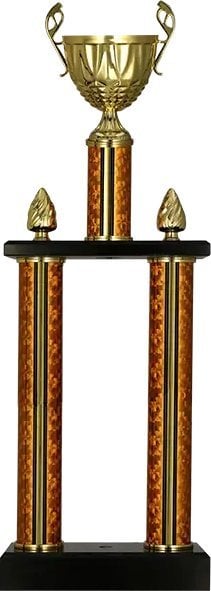 Victoria Sport Puchar metalowy kolumnowy złoty