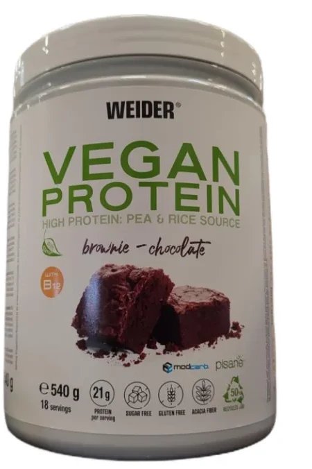 Weider - Odżywka Białkowa, Czekoladowe Brownie, Proszek 540g