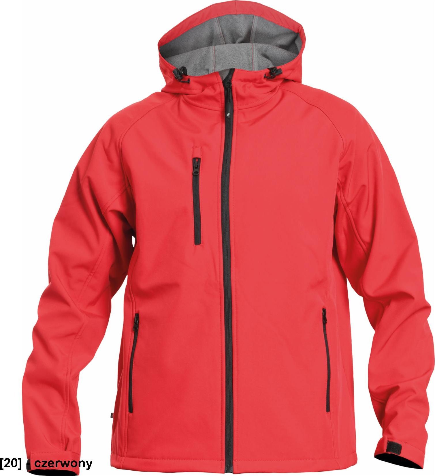 CERVA BEGNA SOFTSHELL - KURTKA Z MEMBRANĄ, - czerwony XL