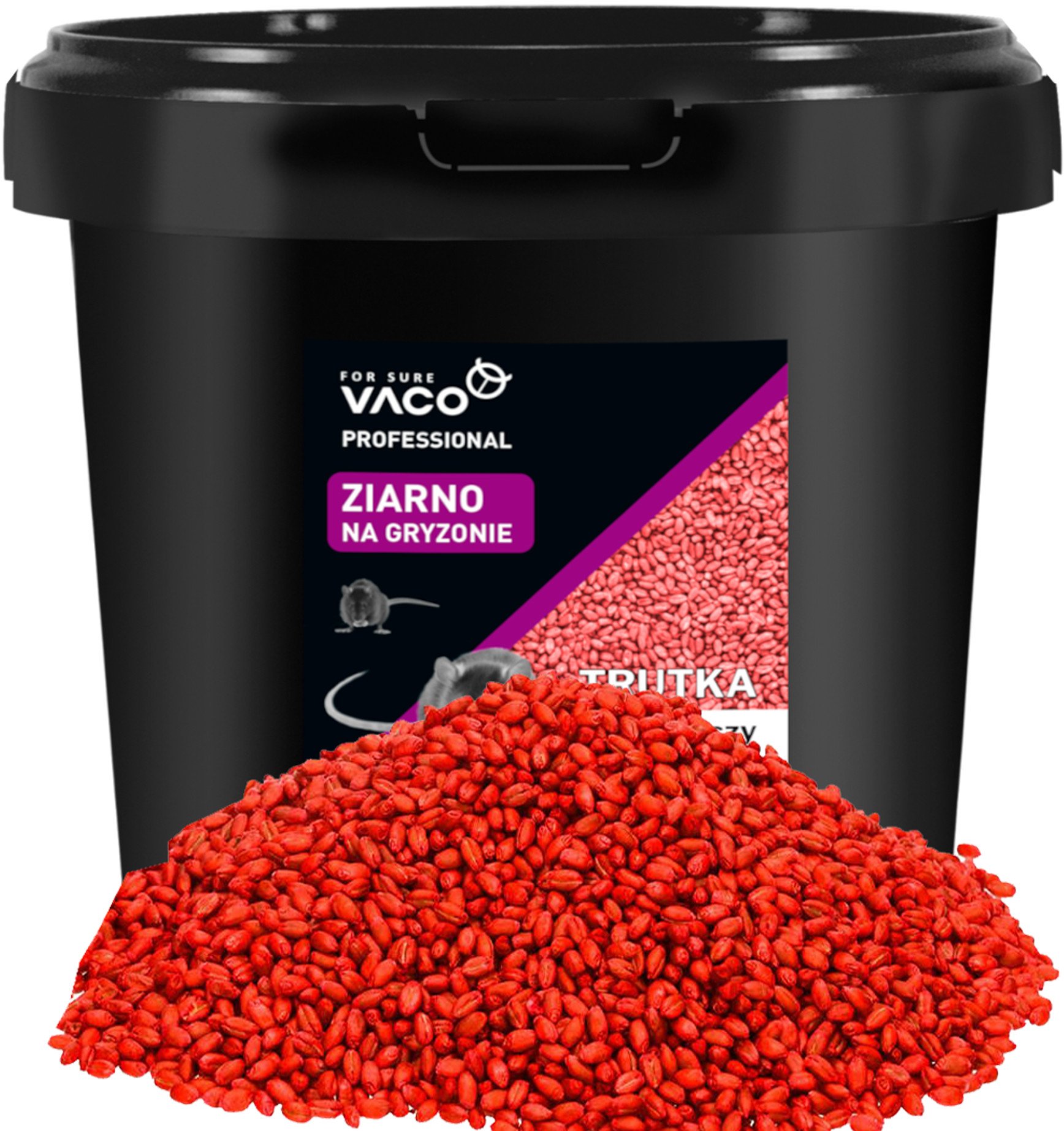 Trutka na myszy i szczury 10kg ziarno VACO PRO