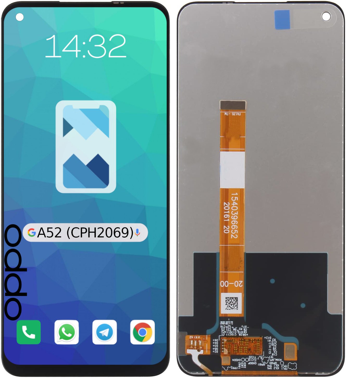 Wyświetlacz LCD Ekran do Oppo A52 CPH2069