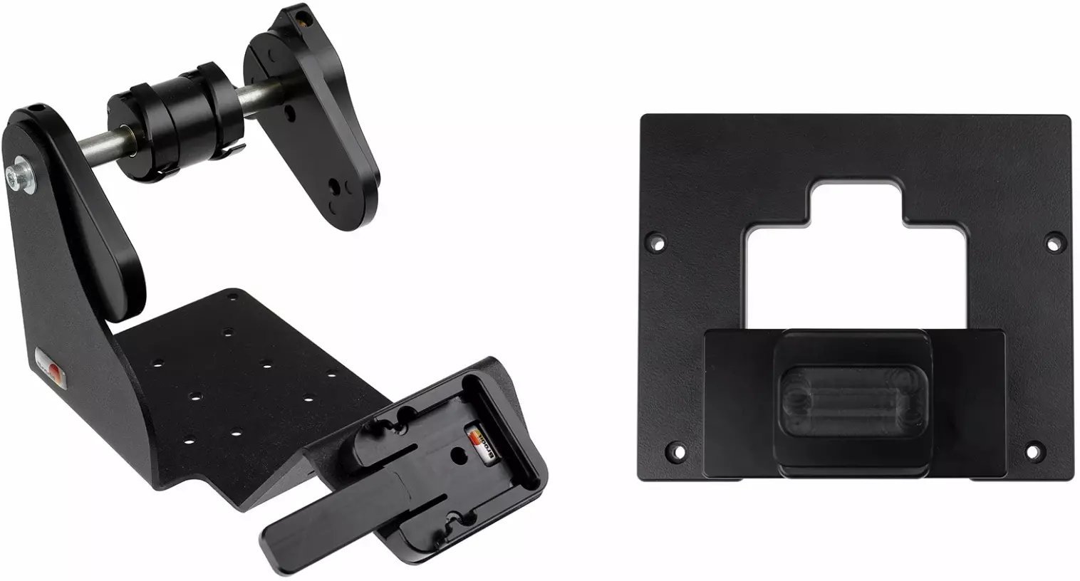 Printer mount with label roll