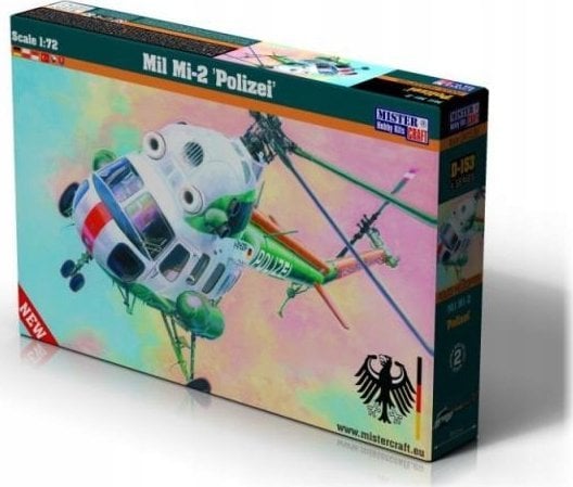 Olymp Aircraft Model helikoptera do sklejania Mi-2 "Polizei/Policja/Policie" 1:48 F-153