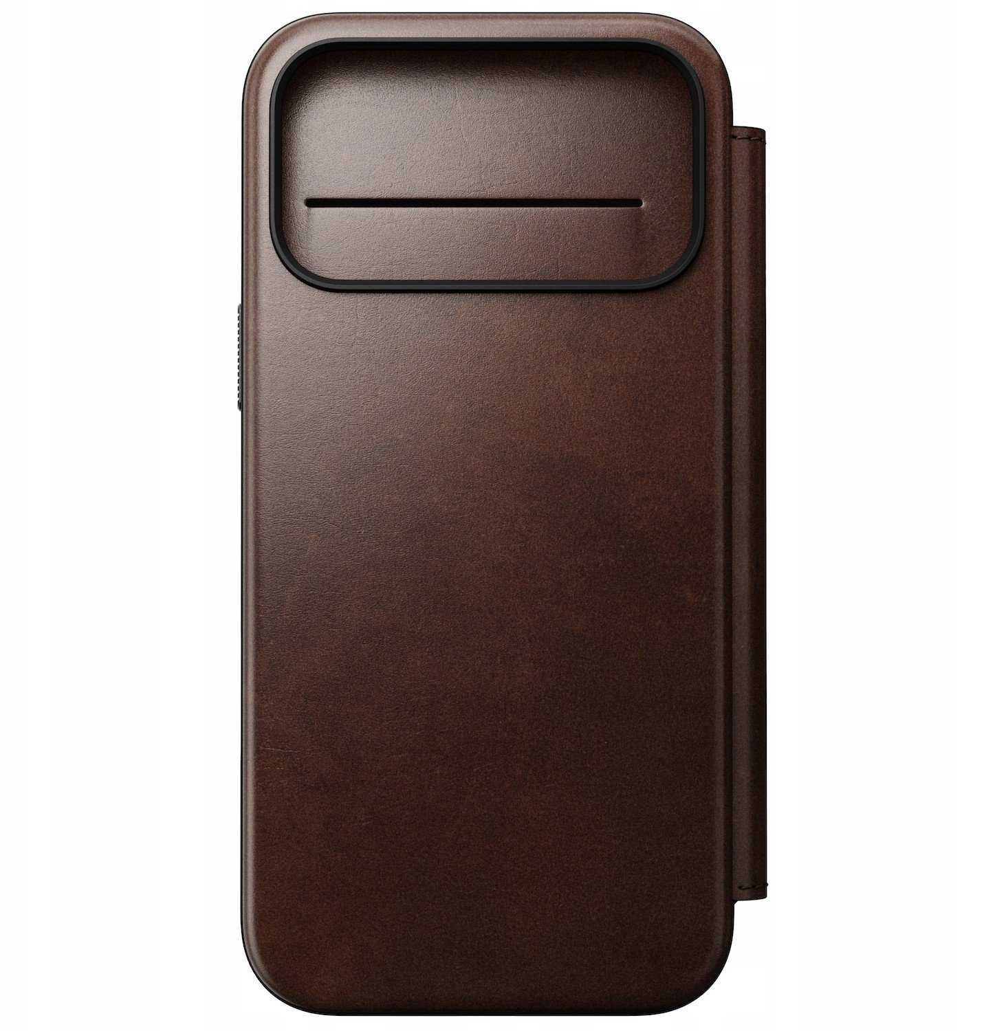 Nomad Modern Leather Folio, rustic brown (Horween) - iPhone 17 Pro Max