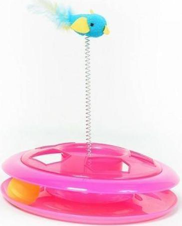 Duvo+ DUVO+ ZABAWKA DLA KOTA "HAPPY HOOP" RÓZOWA 26cm 1717042